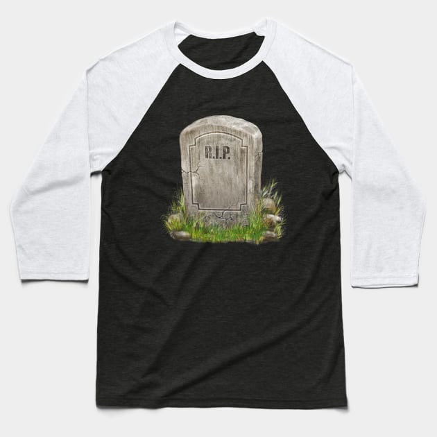 R.I.P. Baseball T-Shirt by Tapan